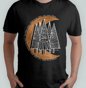 The Trees Speak - Unisex Black T-Shirt